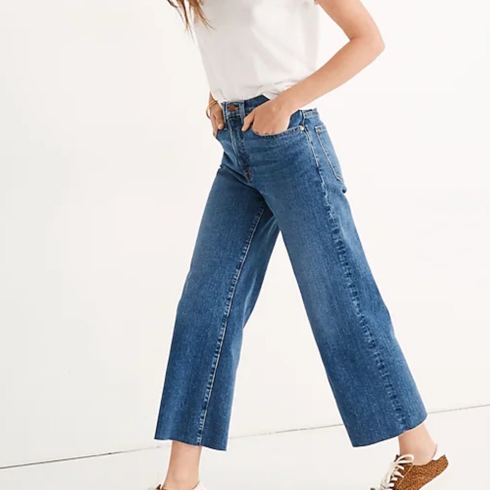 Madewell Blue Flare & Wide Leg Jeans